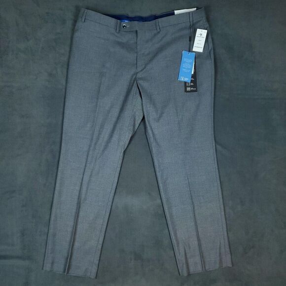 Van Heusen Other - Van Heusen Cool Flex Pants Mens 40x30 Gray Stretch Slim Fit Dress Suit Separates